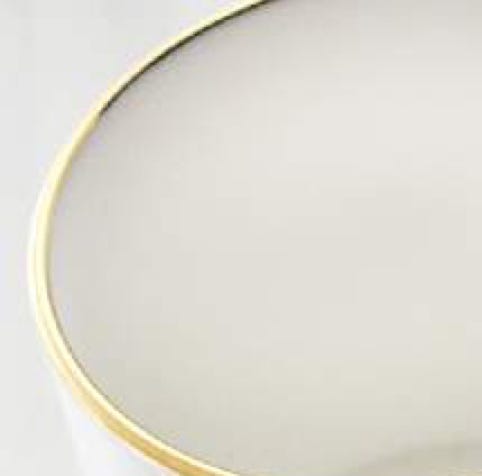mug with gold rim